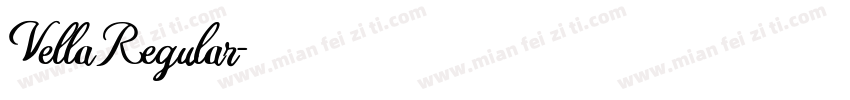 Vella Regular字体转换